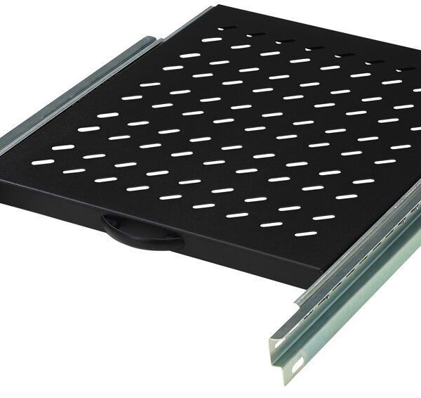19" Server rack legbord, 1U, uittrekbaar, diepte: 525 mm