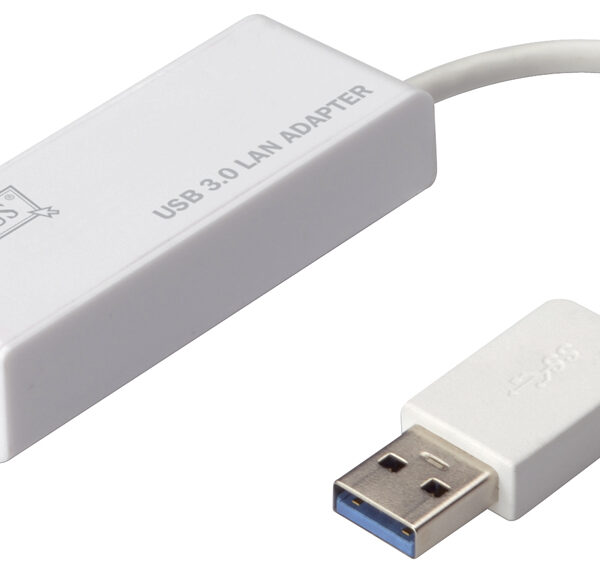 USB 3.0 naar Gigabit Ethernet-adapter, wit