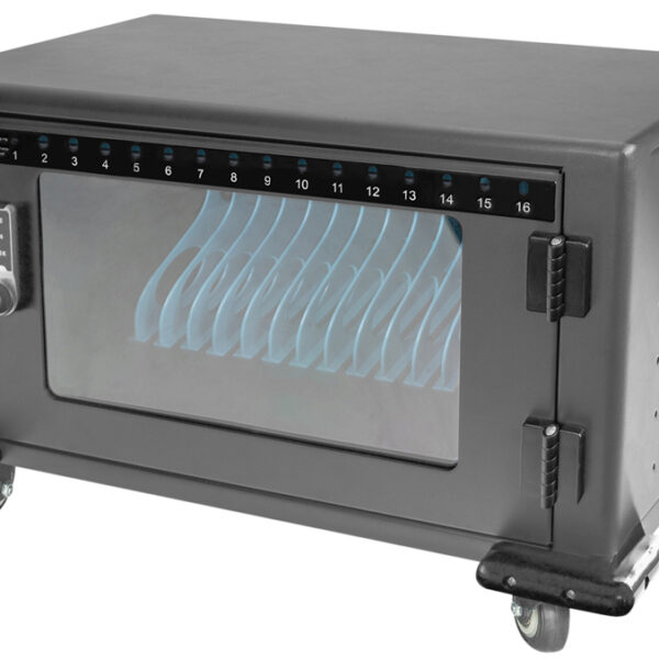 Mobiele oplader-kast voor tablets, 16 oplaadposities.