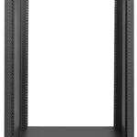 19" universele stelling op wielen, 21 units, zwart