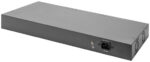 19" Gigabitnetwerkverdeler, beheerd, 2 uplinks, 24 poorten