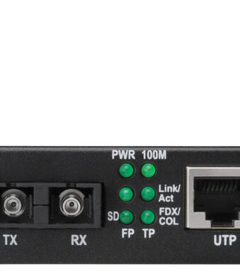 Glasvezel-naar-Ethernet mediaconverter, RJ45/SC, multimode