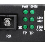 Gigabitmediaconverter, RJ45/SC, multi-mode