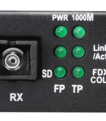 Gigabitmediaconverter, RJ45/SC, multi-mode