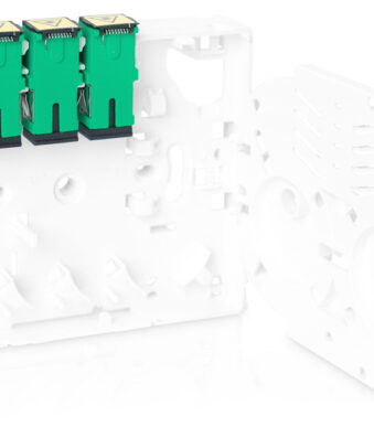 DIGITUS vezelglasbehuizing met 4 x SC-glasvezeloppluskoppelingen