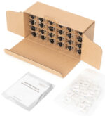 Cat6A Keystone Module, afgeschermd, vernikkeld.