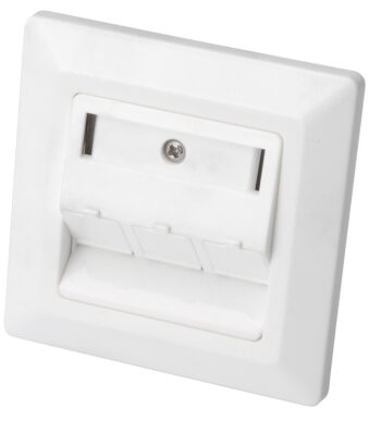 Leermodulehouderdoos, 3-vaks, zuiverwit