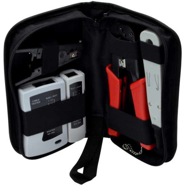Netwerkinstrumentenset met draagtasje