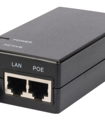 PoE-injectieadapter volgens IEEE 802.3af-norm