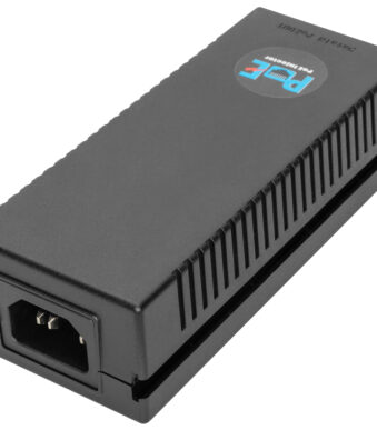 10 Gigabit Ethernet PoE+ Injectie-eenheid, 802.3at, 30 W