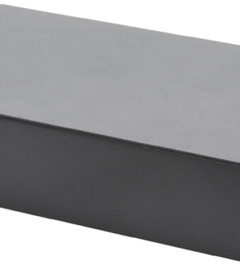 19" Gigabit PoE-switch, 8 poorten, onbeheerd, 2 uplinks.