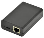 DIGITUS Gigabit PoE+ Splitter, RJ45 naar RJ45, 24W, zwart.