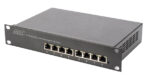 10" Gigabit Ethernet PoE-Switch, 8 poorten