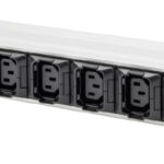 19" koudgerätstopcontactenstrook, 10-voudig, 1HE