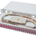 DIGITUS 19" Vezelkast, OM4, uitgerust, 24 x SC-aansluitingen