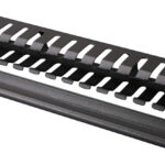 Kabelmanagementbak, 1U, zwart (RAL 9005)