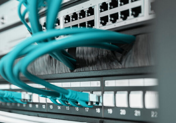 19" Kabelgeleider, 1U, zwart