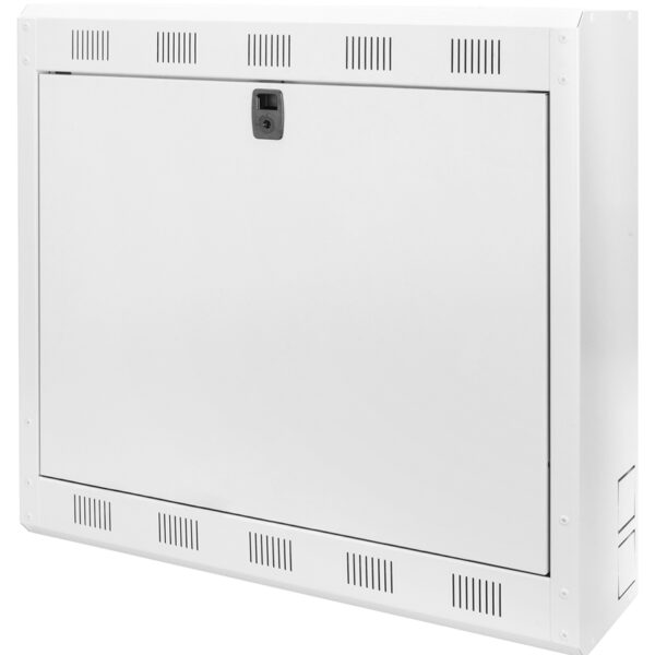 19" wandkast voor digitale videorecorder, 580 x 160 x 550 mm, grijs