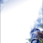 Sigel Kerstmotiefpapier 'Blauwe Harmonie', A4, 90 g/m²