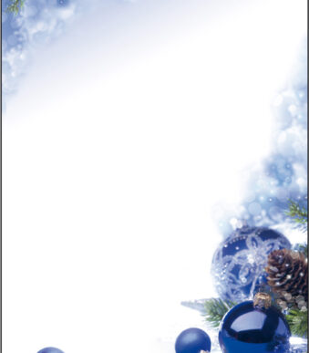 Sigel Kerstmotiefpapier 'Blauwe Harmonie', A4, 90 g/m²