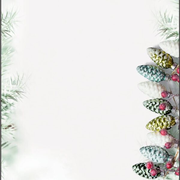Kerstslinger motief papier, A4, 90 g/m²