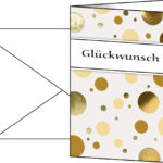 Felicitatiekaart 'Gouden Bubbel'