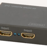 DIGITUS HDMI Splitter 4K, 2-poorts, zwart