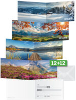 Bonnenkaarten-set 'Berglandschappen per seizoen'