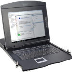 19" Console met KVM-switch, 16 poorten, met TFT-beeldscherm