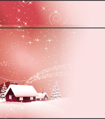 Kerstomslag 'Stille Nacht', formaat lang