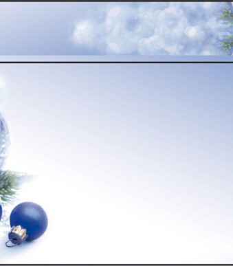 Kerstevenkleurige harmonie omslag, DIN lang, 90 g/m²