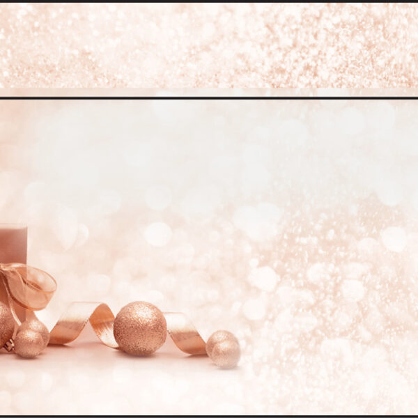 Kerstmotievenvelop Gouden Droom, lang formaat