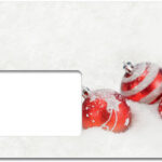 Kerstomslag 'Wintersfeer', Langwerpig formaat