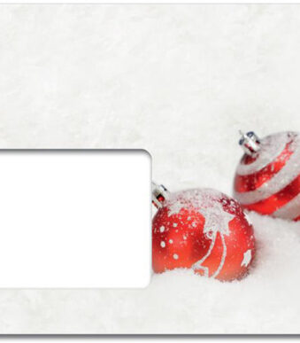 Kerstomslag 'Wintersfeer', Langwerpig formaat