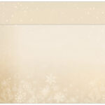 Envelop met Kerstmotief 'Gouden Kerstnacht'