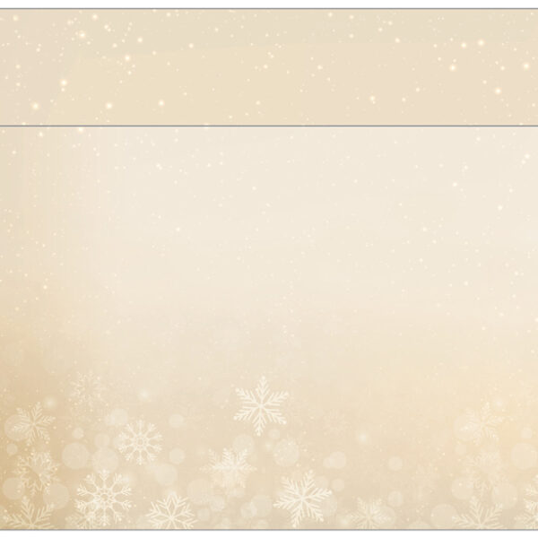 Envelop met Kerstmotief 'Gouden Kerstnacht'