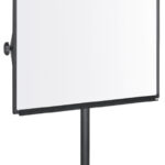Mobiele whiteboard flip-over, 700 x 1000 mm, zwart