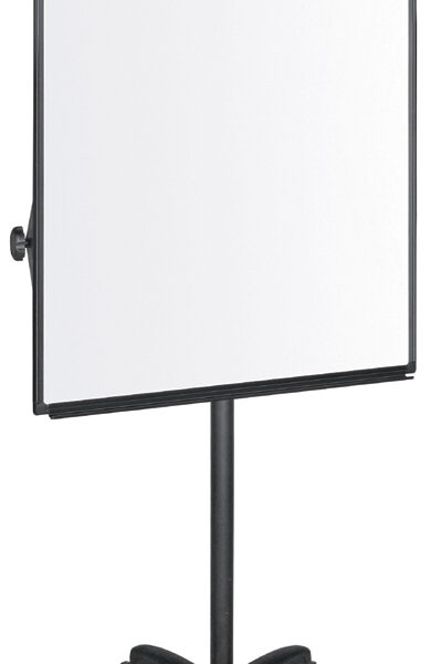 Mobiele whiteboard flip-over, 700 x 1000 mm, zwart