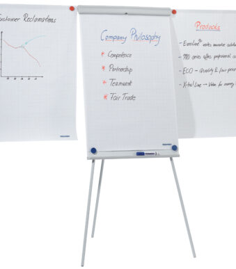 Franken whiteboard X-tra! Line Standaard Plus, in hoogte verstelbaar