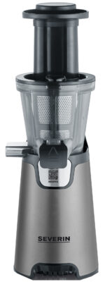 Severin slowjuicer, grijs/zwart