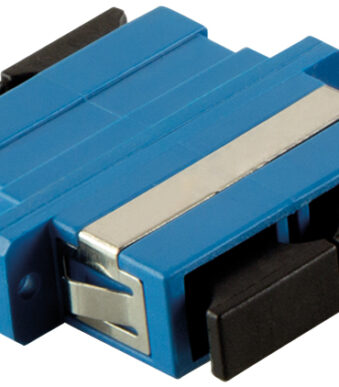 Logituig glasvezelkoppeling, 2x SC-duplex, enkelmodus, blauw.