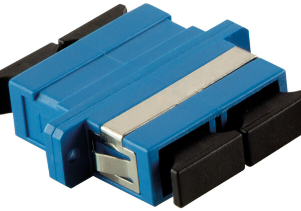 Logituig glasvezelkoppeling, 2x SC-duplex, enkelmodus, blauw.