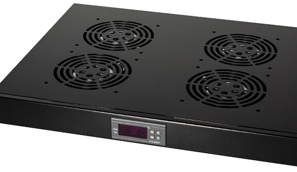 LogiLink 19" ventilatie-eenheid, 1 rackunit, 4 x 120 mm ventilatoren