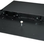 19" LogiLink glasvezelkast, uittrekbaar, zwart