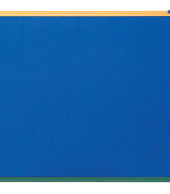 Bi-Office Vilten Kinderbordje 'Schoolvriend', blauw, 60 x 45 cm.