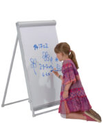 Franken Deluxe Standaard Flip-Over Bord, 670 x 950 mm, lichtgrijs