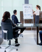 Franken Deluxe Standaard Flip-Over Bord, 670 x 950 mm, lichtgrijs