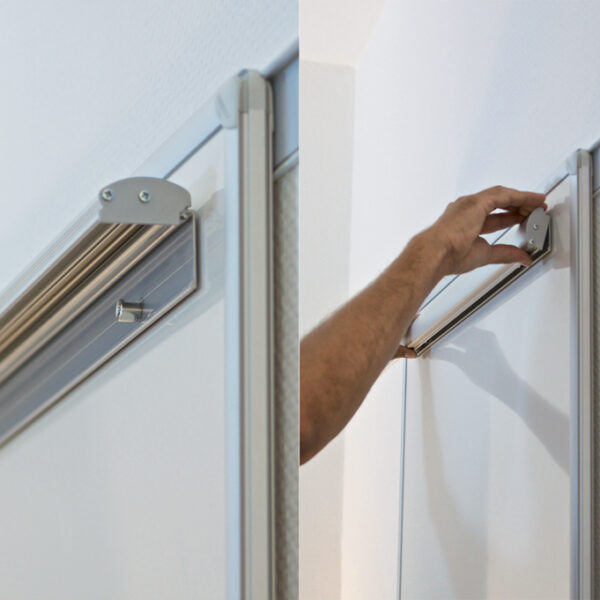 Magnetische blockhoudknop voor wandbordverticaal, 55 x 700 mm