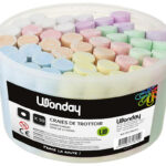 Wonday straatstokkrijtjes, 50 stuks emmer