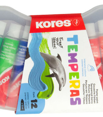 Kores Temperaverf, Doos met 12 Kleuren